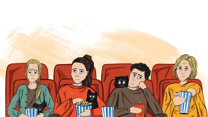 Freizeitaktivität Kino