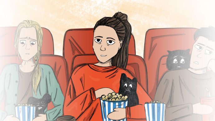 Freizeitaktivität Kino