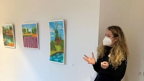 Kunstwerke der Teilnehmenden des offenen Ateliers
