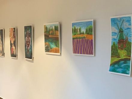 Vernissage im kleinen Kreis in der MEDICLIN Klinik an der Lindenhöhe